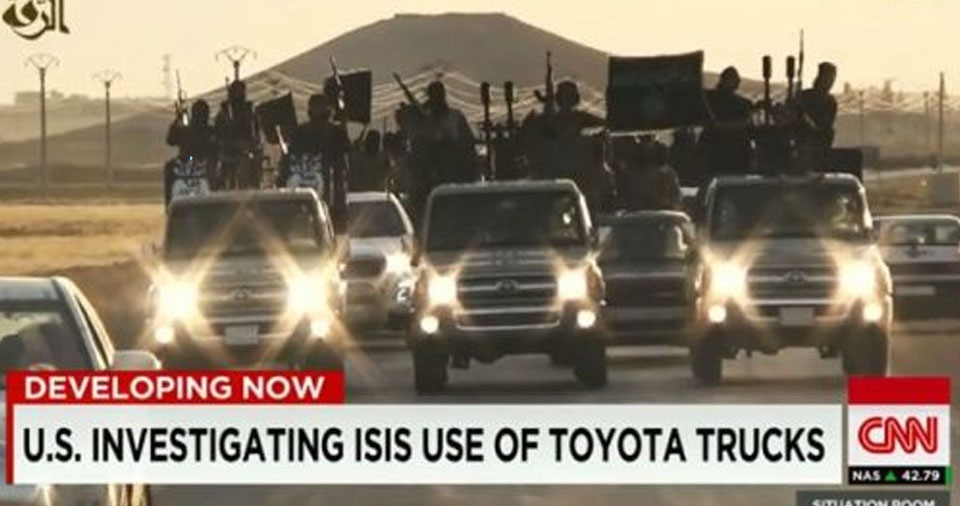 Where The Heck Did ISIS Get All Those Tanks, Weapons And Shiny New Toyota Trucks?