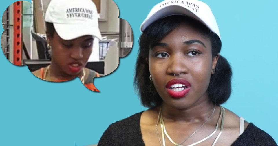 Krystal Lake got fed up with hearing Donald Trump promise to “make America great again” and decided to send a message of her own.