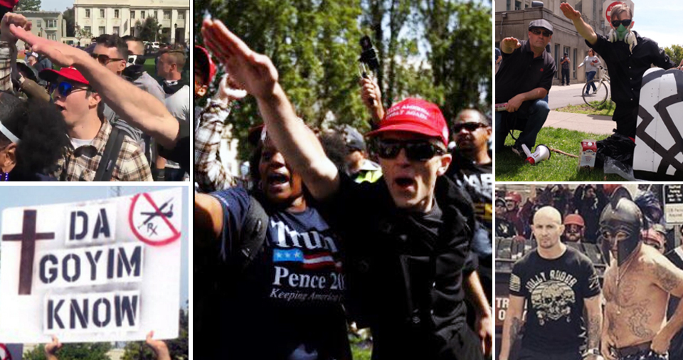 The media calls them ‘Trump supporters’: They’re actually white supremacists (images)