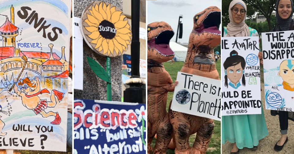 It's sad that we live in a time where we have to stage a Climate March and beg our leaders to address climate change and believe in actual science.