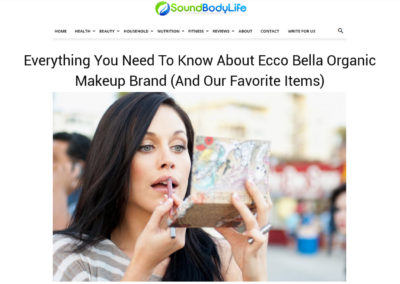 Ecco Bella Organic Makeup Brand