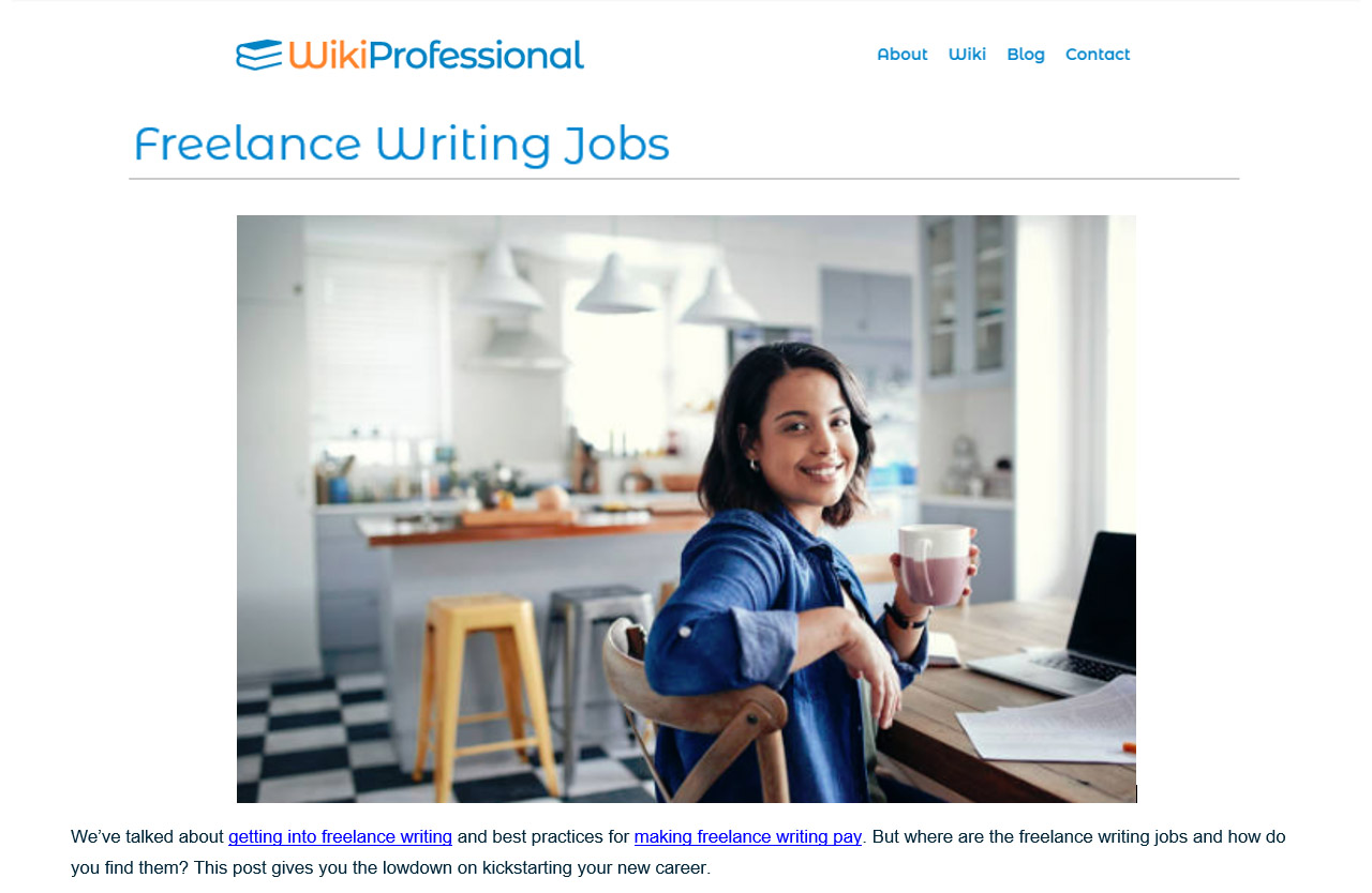 freelance writing and content creation jobs