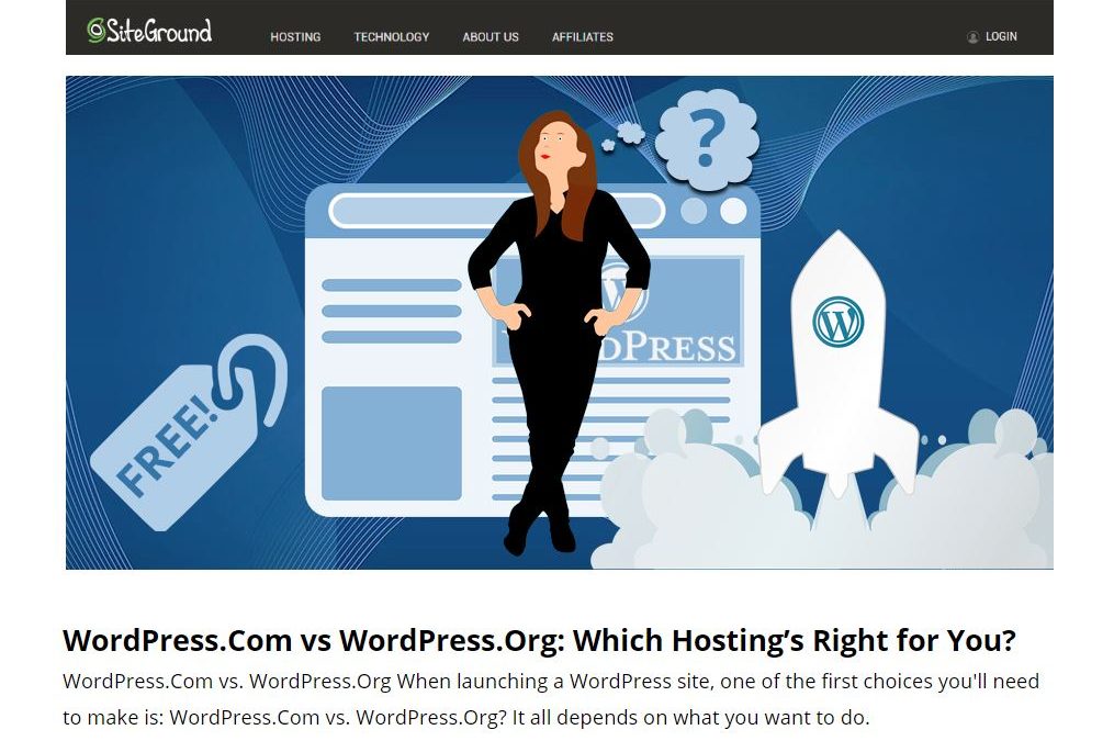 WordPress.Com vs. WordPress.Org