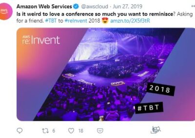 AWS Reinvent - Throwback Thursday post